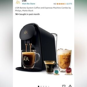 L’OR Barista System Coffee & Espresso Machine - like new